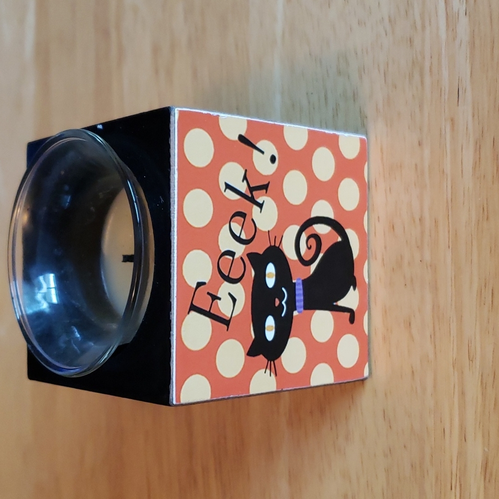 Black Cat candle holder